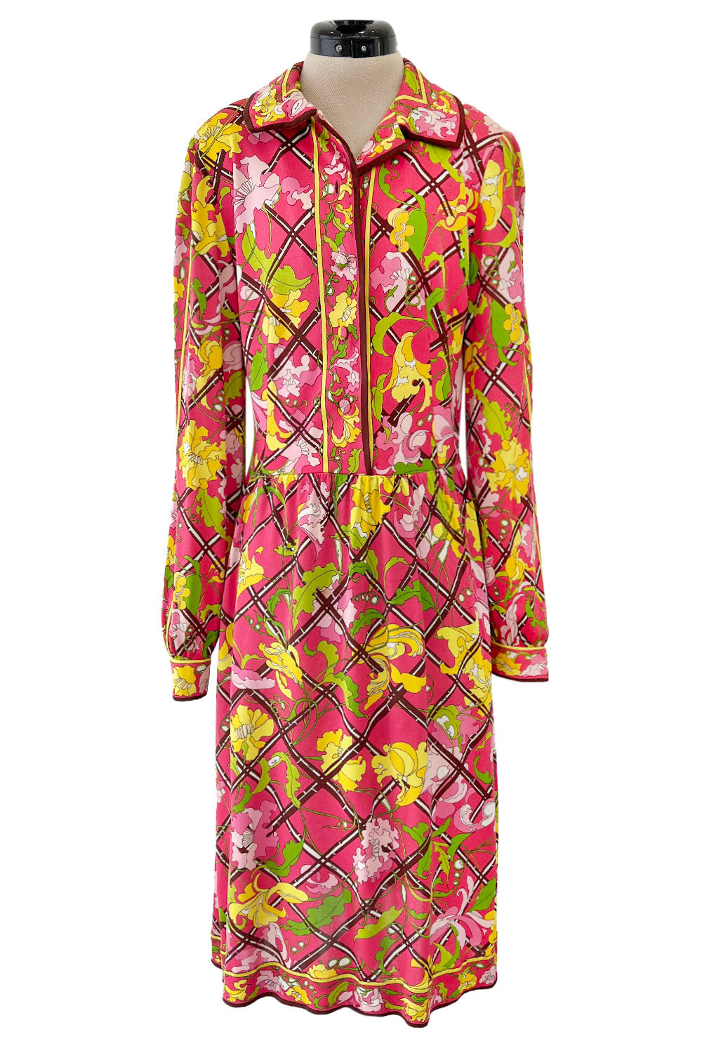 1960s Silk Jersey Dress  Emilio Pucci – Female Hysteria Vintage