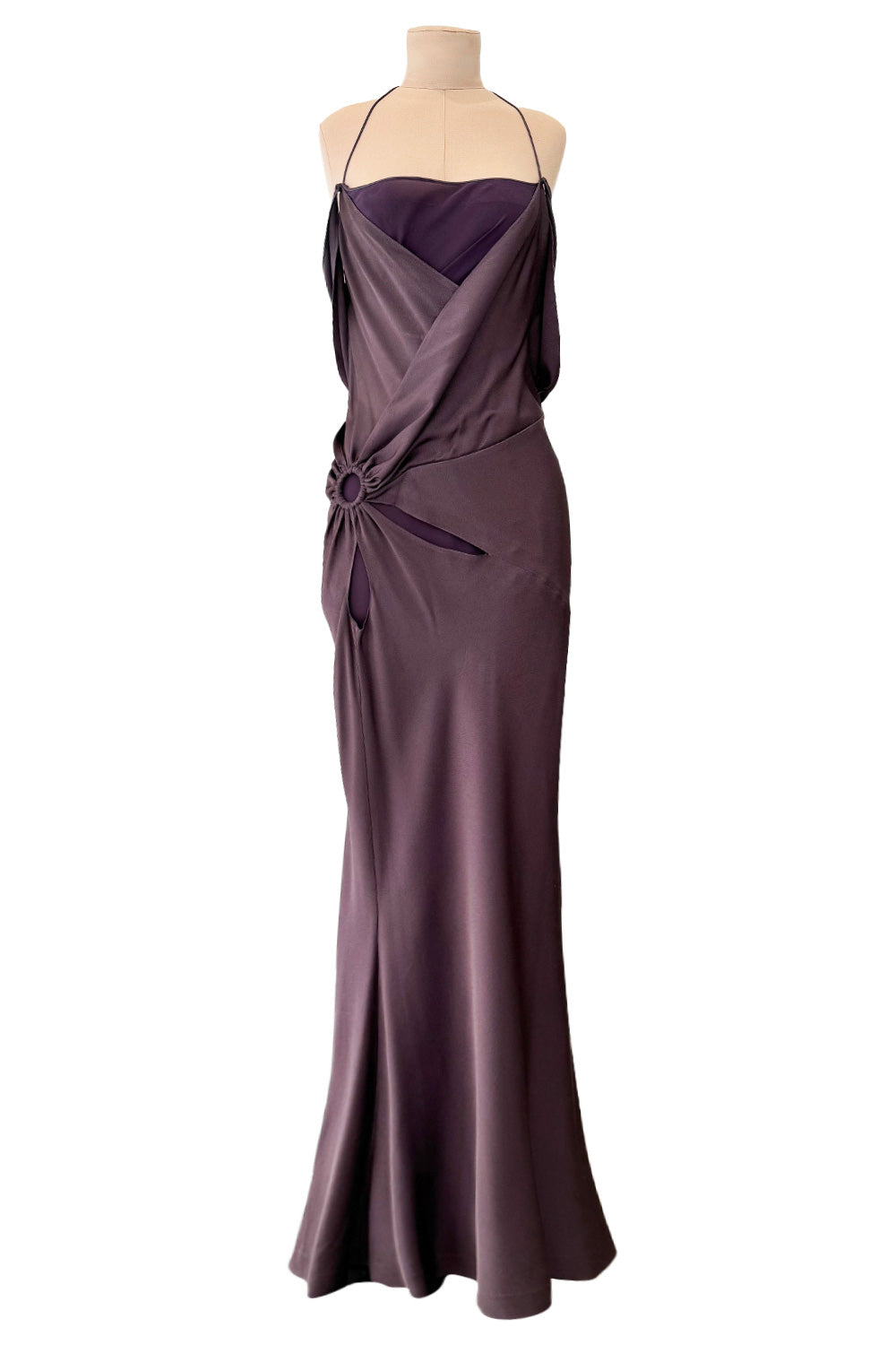 Spectacular Fall 2003 John Galliano Bias Cut Mauve Purple Silk Dress w –  Shrimpton Couture