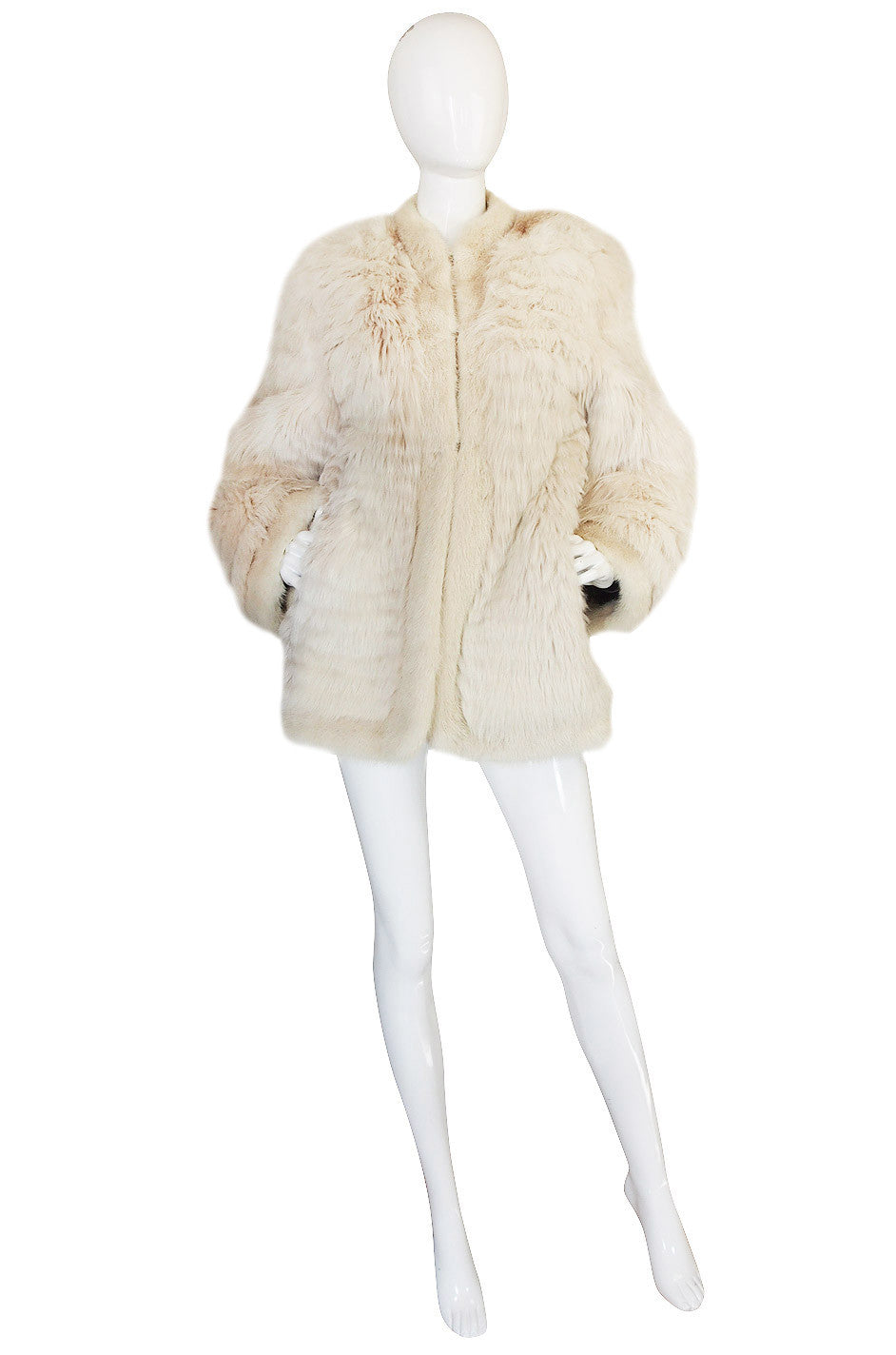 1978 Yves Saint Laurent Feather Fox & Mink Fur Jacket – Shrimpton