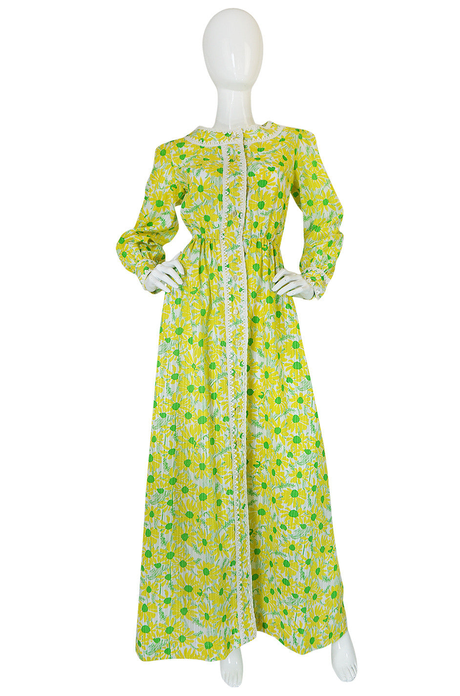 snack generelt legering Early 1960s "The Lilly" Lilly Pulitzer Yellow & Green Floral Dress –  Shrimpton Couture