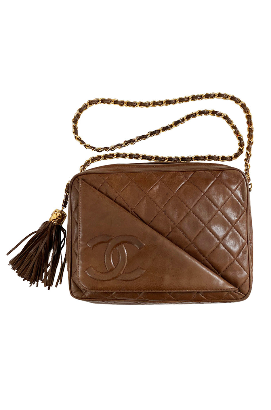1990s Chanel Black Lambskin Small Flap Bag