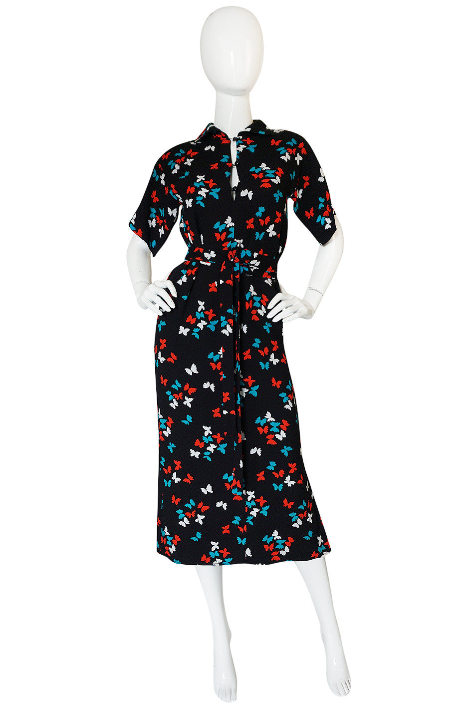 Well Documented 1978 Yves Saint Laurent Butterfly Dress – Shrimpton Couture