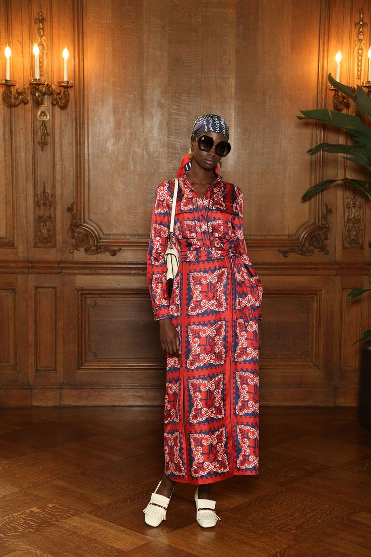 Chic Resort 2019 Valentino by Pierpaolo Piccioli Off Shoulder Printed Jersey Dress