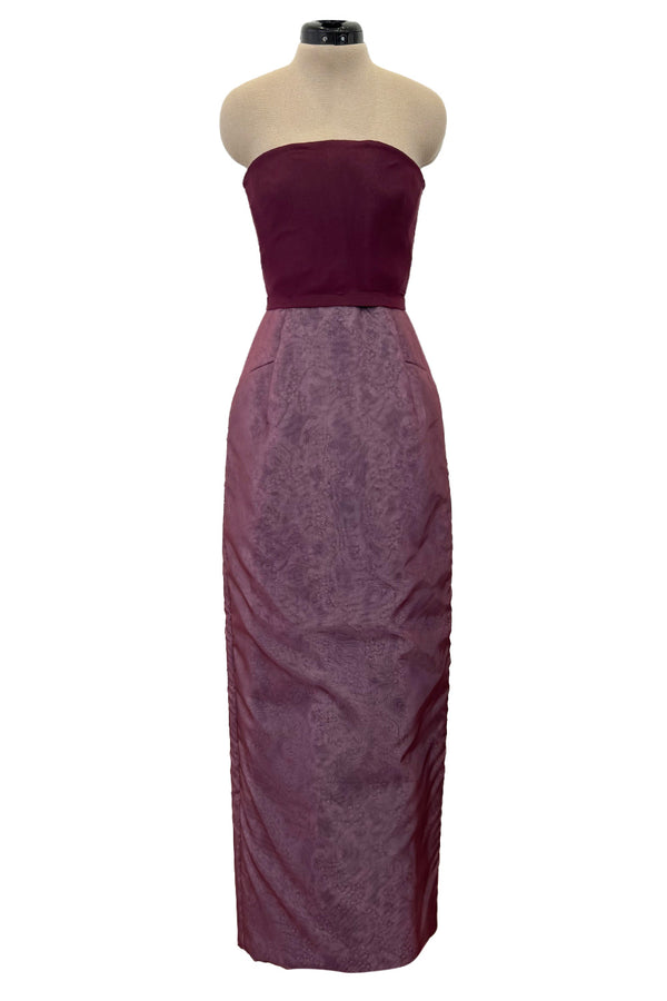 One Shoulder dress Dark Purple Textured Size 3 Layered Bodycon
