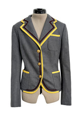 Iconic Fall 1997 John Galliano "Suzy Sphinx" Runway Looks 7 & 8 Grey Schoolgirl Jacket