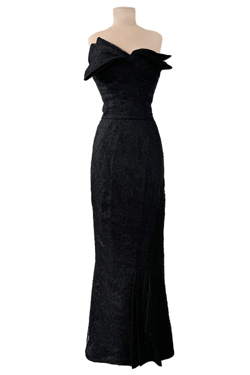 Vintage Cropped Black Velvet Sequined Bustier Bra Top – Total Recall Vintage