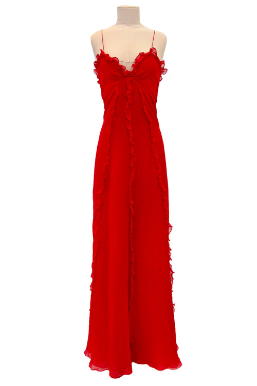 Fall 2006 Bill Blass Strapless Strapless Black Applique Floral & Net D –  Shrimpton Couture