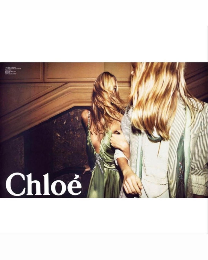 Spring 2005 Chloe by Phoebe Philo Unlabeled Runway Look 38 Ad Campaign Dress