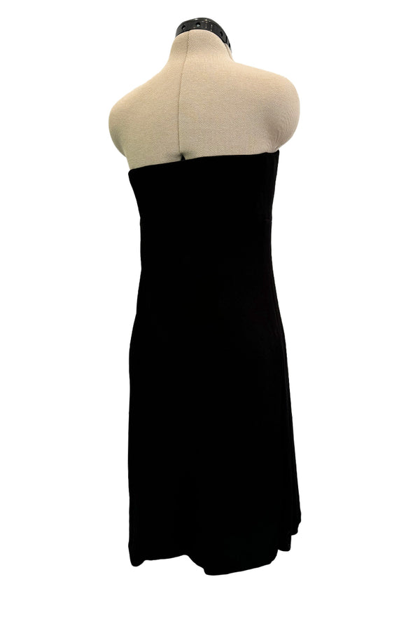 Important Fall 1997 Gianni Versace Black Strapless Dress from his Final Womans RTW Collection