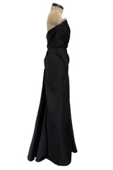 Gorgeous 2012 Lanvin by Alber Elbaz 10th Anniversary Strapless Dress w Side Train