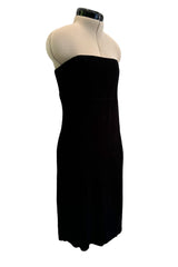 Important Fall 1997 Gianni Versace Black Strapless Dress from his Final Womans RTW Collection