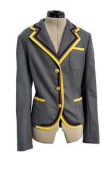 Iconic Fall 1997 John Galliano "Suzy Sphinx" Runway Looks 7 & 8 Grey Schoolgirl Jacket