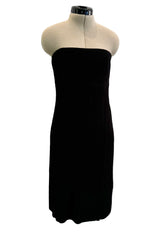 Important Fall 1997 Gianni Versace Black Strapless Dress from his Final Womans RTW Collection