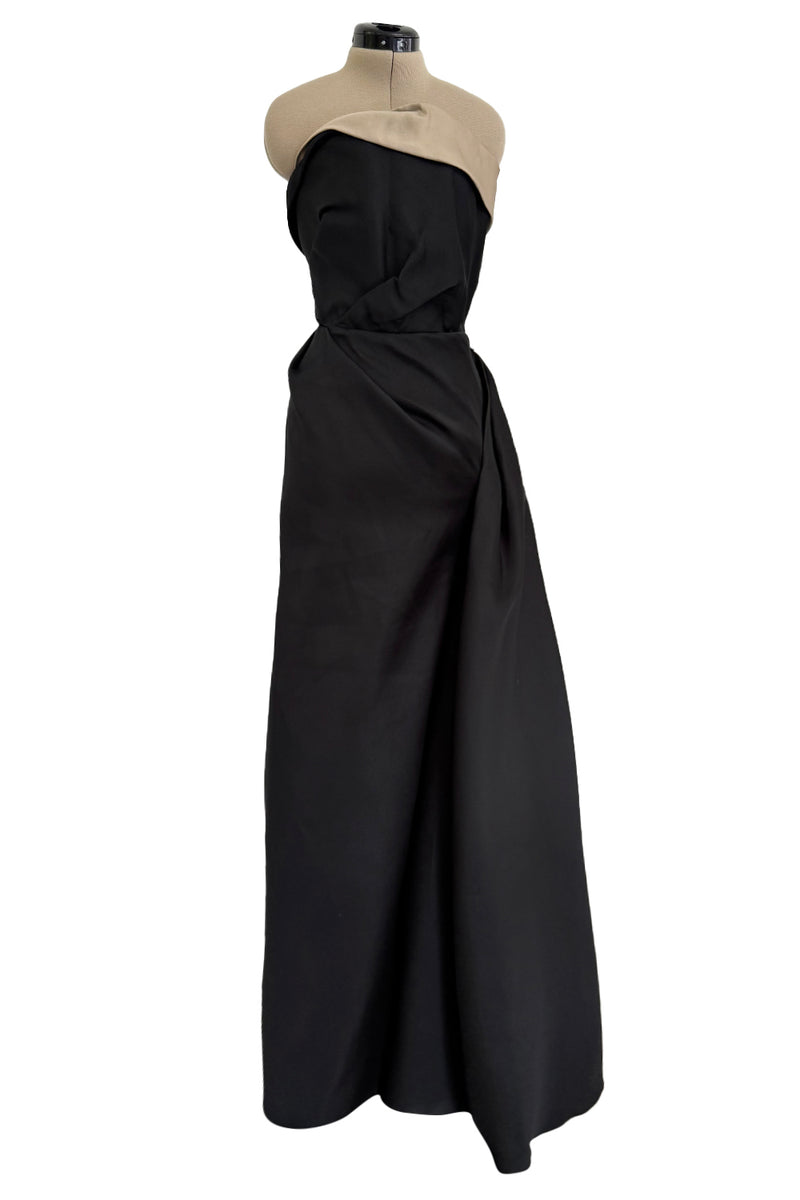 Gorgeous 2012 Lanvin by Alber Elbaz 10th Anniversary Strapless Dress w Side Train