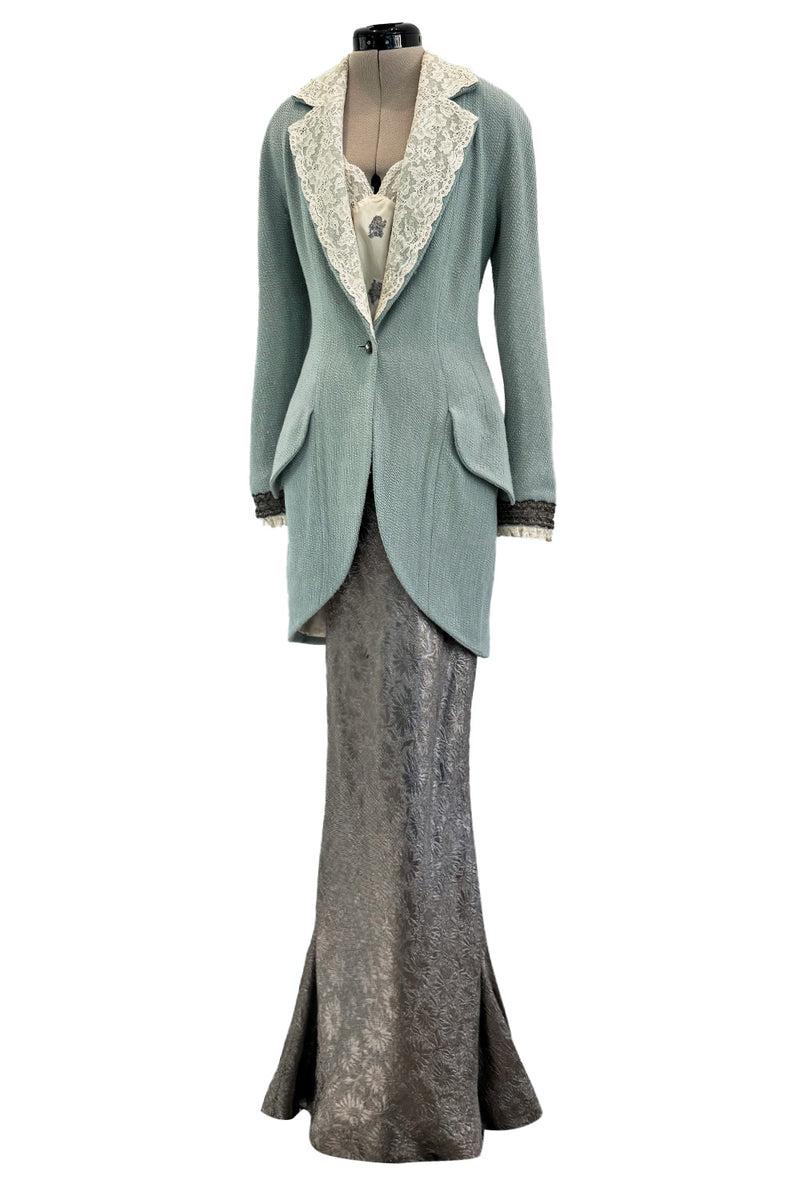 Important Spring 1998 Christian Dior by John Galliano "In a Boudoir Mood" Full Runway Jacket, Skirt & Camisole Set