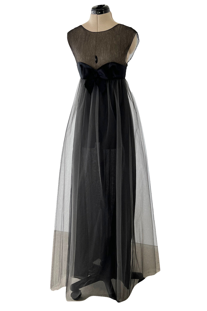 Exceptional Spring 2009 Chanel by Karl Lagerfeld Runway Look 62 Silk & Tulle Dress