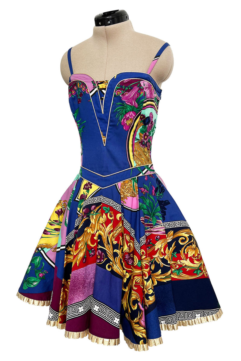 80s Versace Dress Couture/gianni Versace Couture Dress/jeans Dress