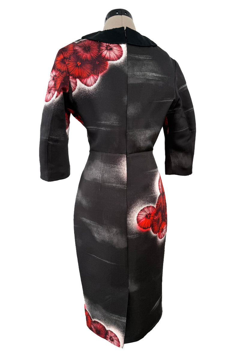 Spring 2013 Prada Runway Look 25 by Miuccia Prada Printed Floral Neoprene-like Dress