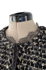 Stunning 2010 Chanel by Karl Lagerfeld Metallic Thread Jacket w Gripoix Buttons