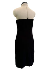 Important Fall 1997 Gianni Versace Black Strapless Dress from his Final Womans RTW Collection