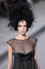 Exceptional Spring 2009 Chanel by Karl Lagerfeld Runway Look 62 Silk & Tulle Dress