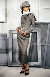 Incredible Fall 1999 Christian Dior by John Galliano Jacket & Skirt Suit Set w Fringe Detailing