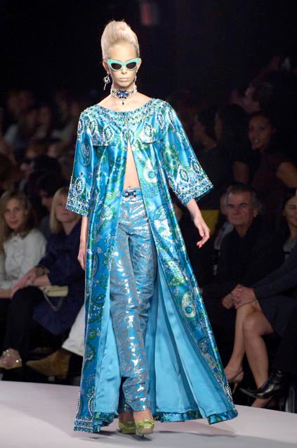 Cruise 2008 Christian Dior by John Galliano Look 2 Coat or Dress w Extensive Beadwork