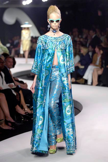 Cruise 2008 Christian Dior by John Galliano Look 2 Coat or Dress w Extensive Beadwork