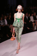 Resort 2008 Christian Dior by John Galliano Runway Look 12 Top & Capri Set