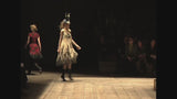 Important Fall 2006 Alexander McQueen 'The Widows of Culloden' Runway Look 32 Net & Lace Dress