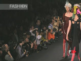 Fall 1994 Karl Lagerfeld Runway Deep Red Cut Velvet Bias Cut Dress w Angled Hem