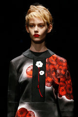 Spring 2013 Prada Runway Look 25 by Miuccia Prada Printed Floral Neoprene-like Dress