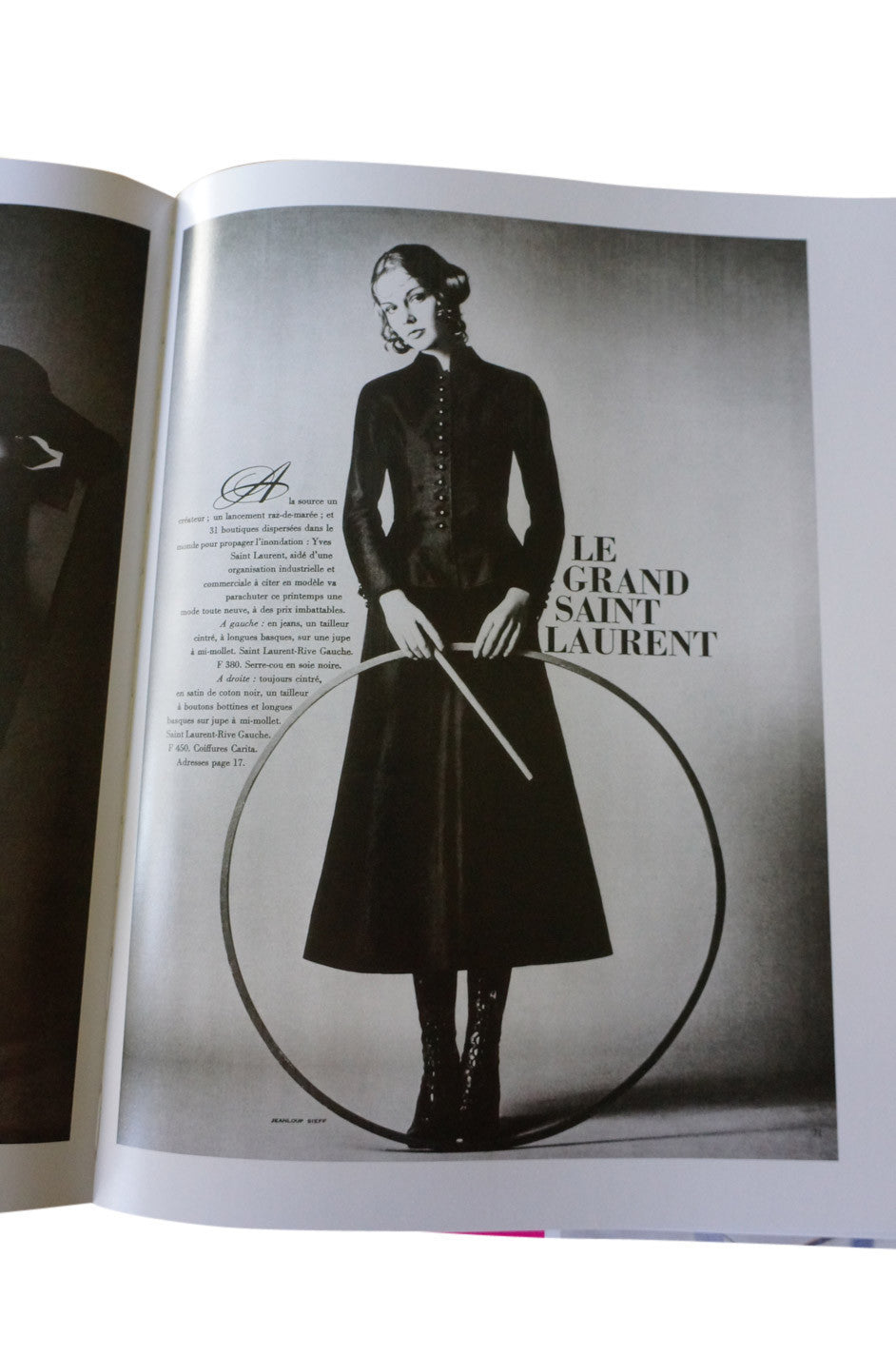 s/s 1970 Yves Saint Laurent Book & Vogue Documented Suit – Shrimpton ...