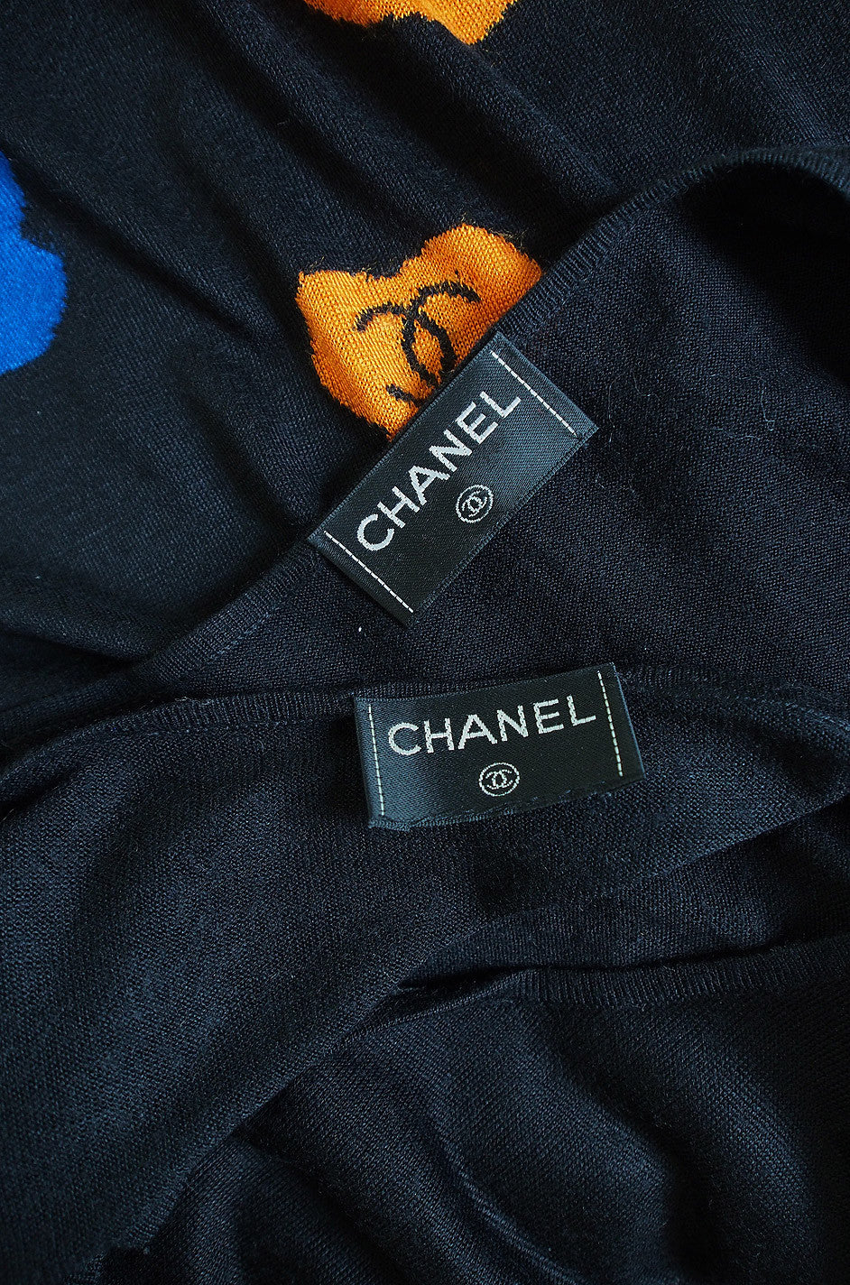 1980s Chanel Flower & Logo Twinset – Shrimpton Couture