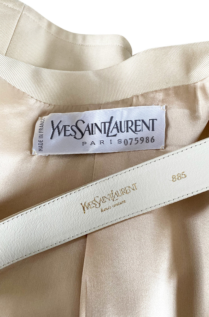 Important 2001 Yves Saint Laurent Haute Couture 'Just Married' Documented Runway Suit