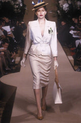 Important 2001 Yves Saint Laurent Haute Couture 'Just Married' Documented Runway Suit