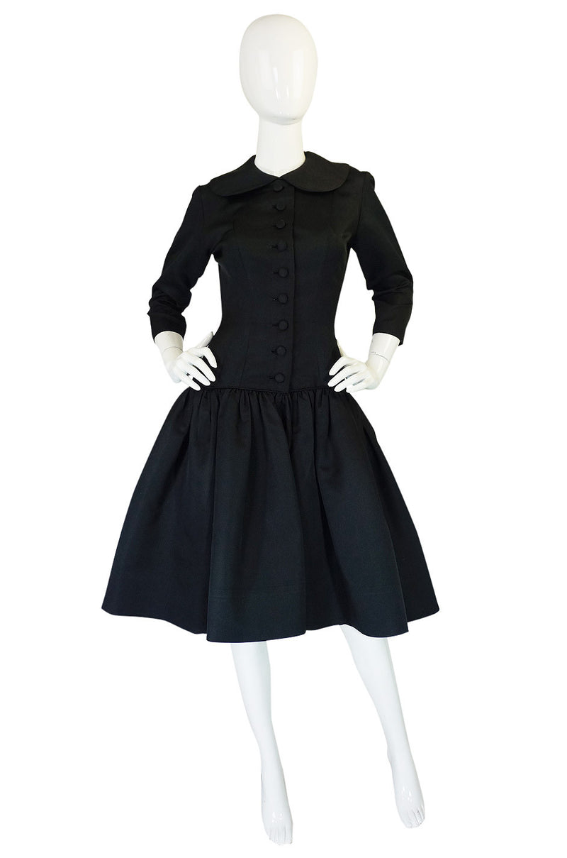 1950s Silk Low Skirted Cocktail Dress – Shrimpton Couture