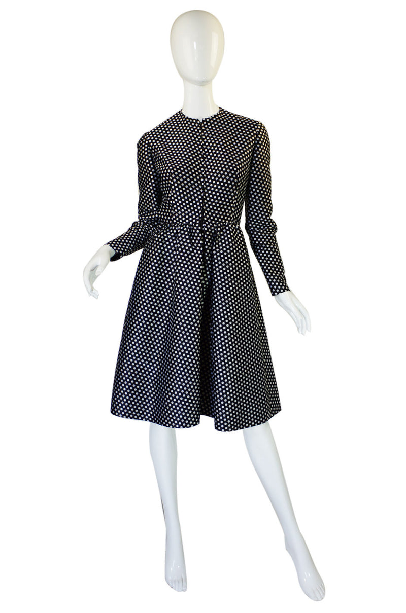 1970s Dotted Geoffrey Beene Dress – Shrimpton Couture