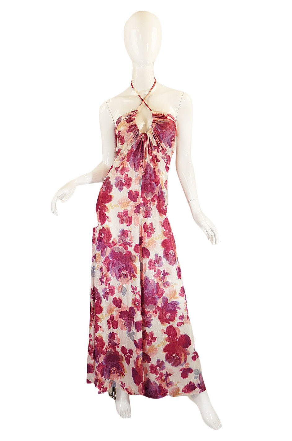 1970s Joy Stevens Floral Maxi Dress – Shrimpton Couture