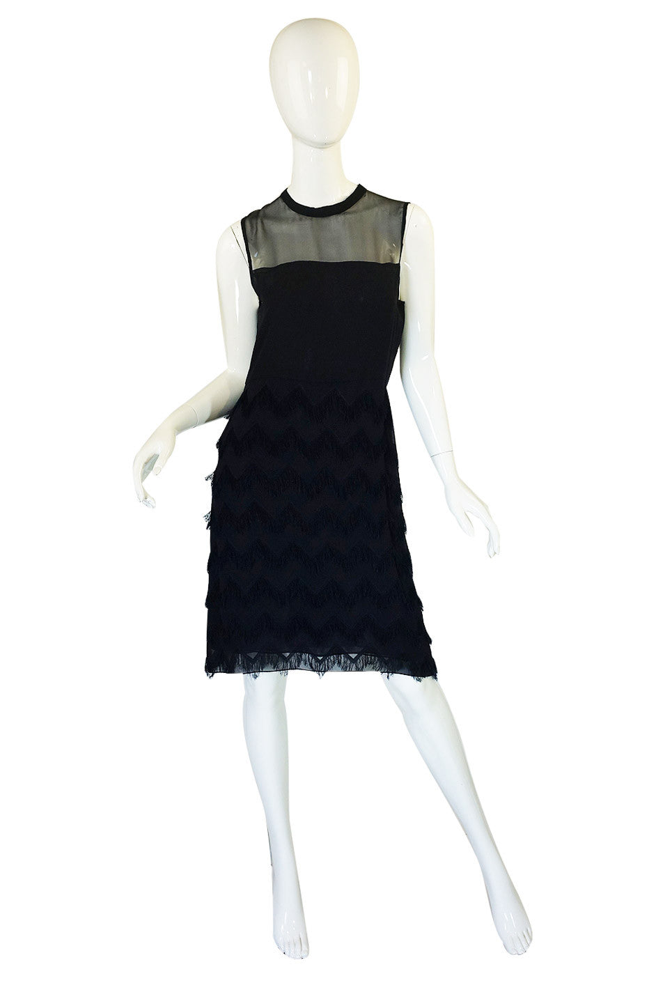 1980s Bill Blass Silk Chiffon Dress – Shrimpton Couture
