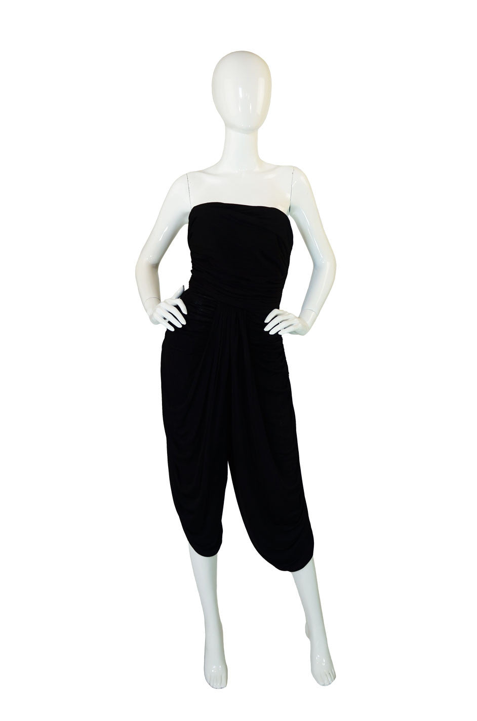 1980s Vicky Tiel Strapless Jumpsuit – Shrimpton Couture
