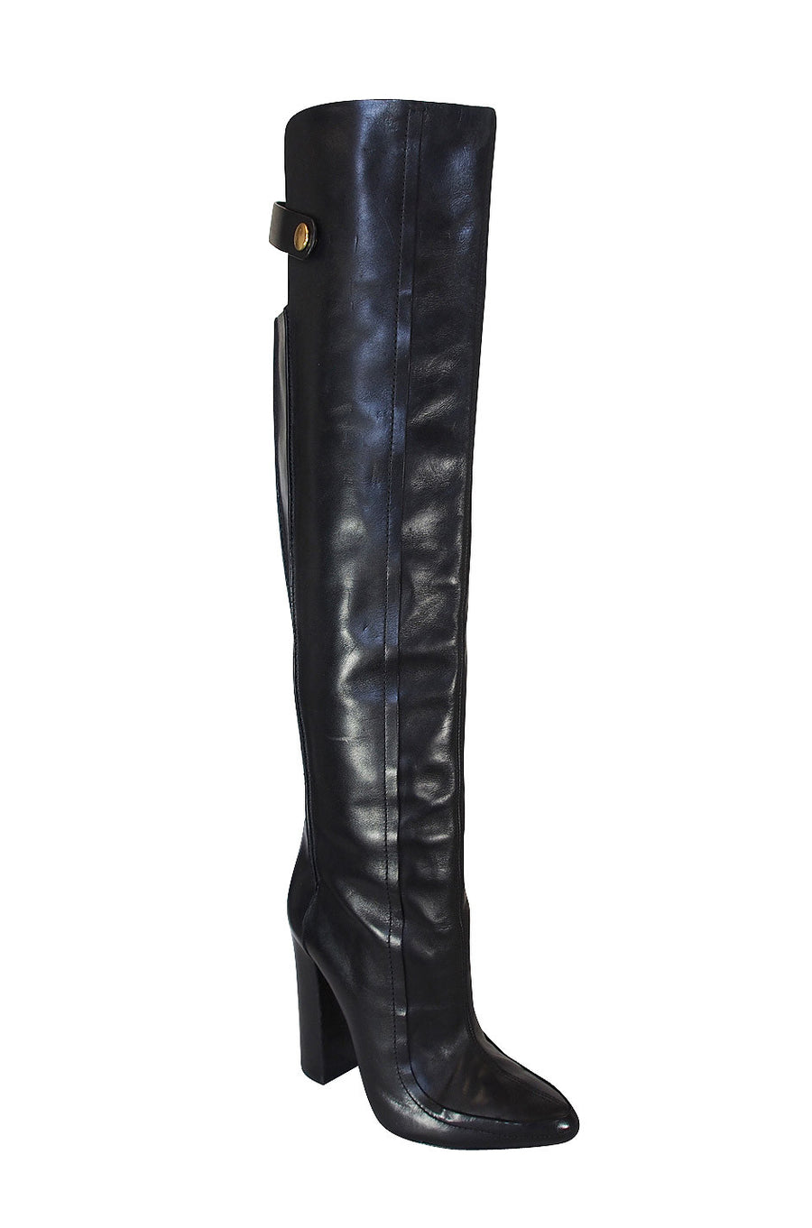 Alexander Wang Thigh High Leanther Boots 38 – Shrimpton Couture