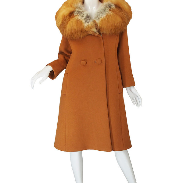 Vintage Fur Collar 1940's Single Silky Full Real Mink Fur