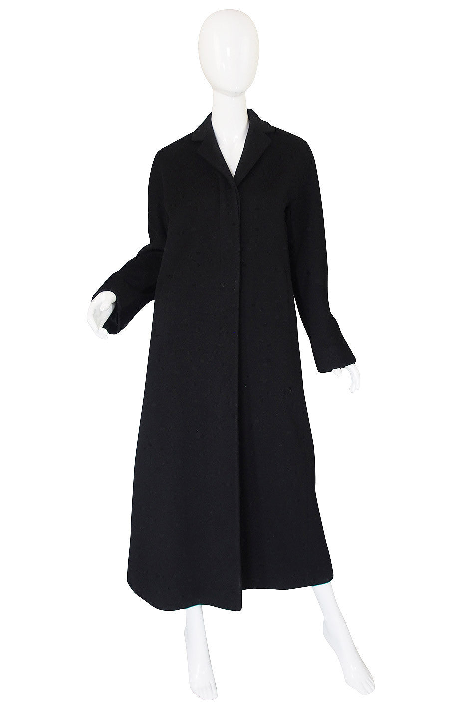 1990s Calvin Klein Minimalist Wool Coat – Shrimpton Couture
