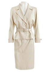 Important 2001 Yves Saint Laurent Haute Couture 'Just Married' Documented Runway Suit