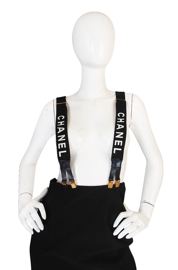 Early 2000s Iconic Vintage Chanel Suspenders