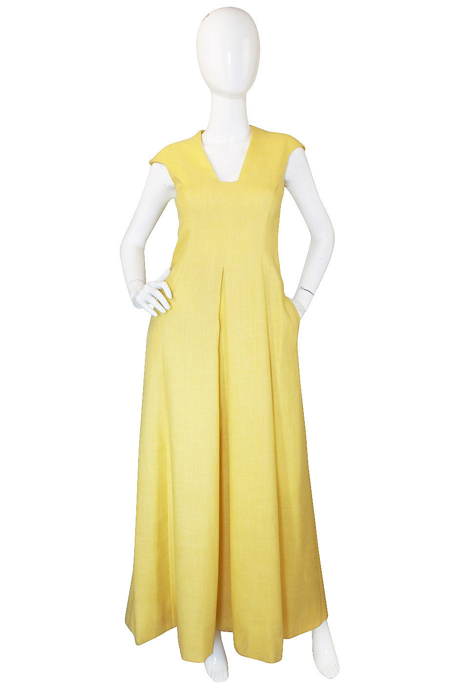 1960s Sculpted Mollie Parnis Maxi Dress – Shrimpton Couture