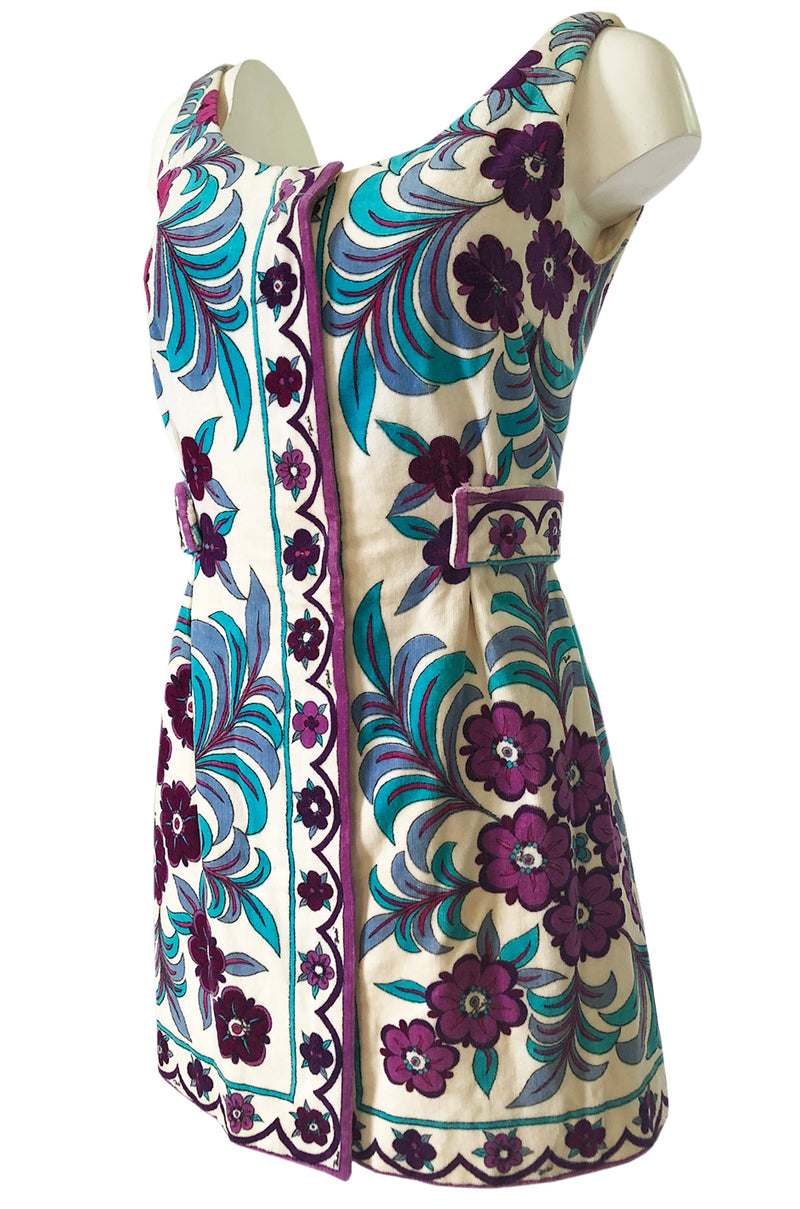 Emilio Pucci Terry Cloth Panel Dress - Orlando Vintage Clothing