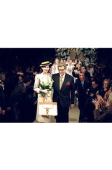 Important 2001 Yves Saint Laurent Haute Couture 'Just Married' Documented Runway Suit