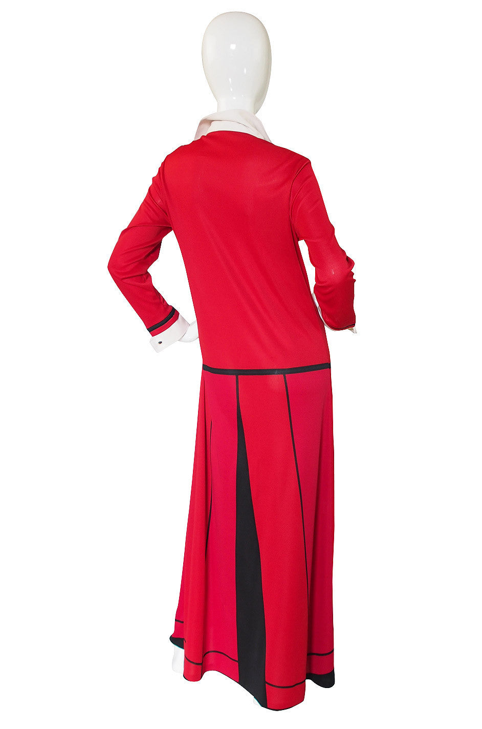 1970s Roberta de Camerino Red Maxi Dress – Shrimpton Couture